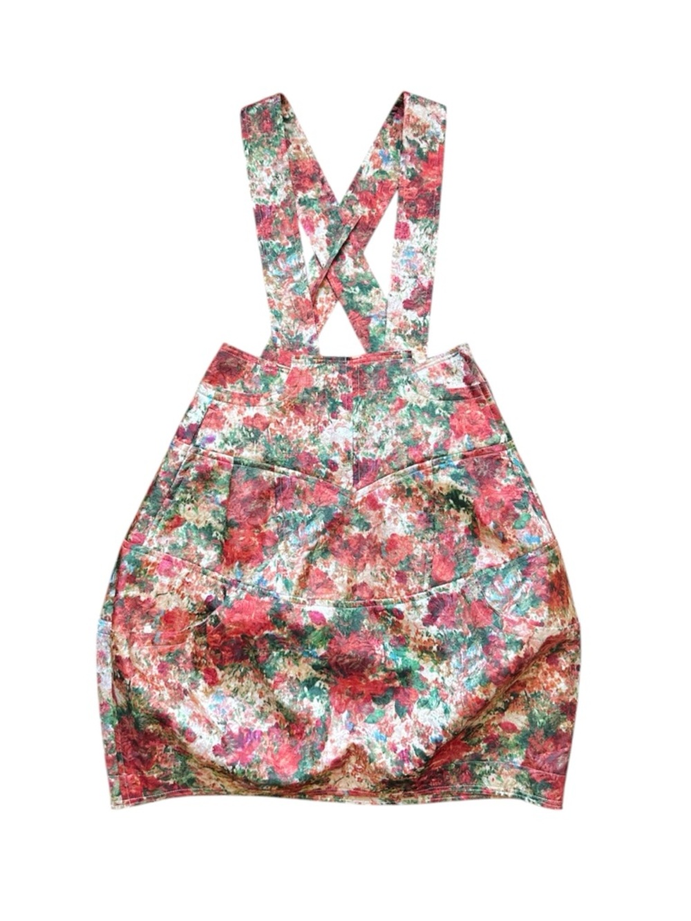 Comme des Garcons CDG Floral Sculptural Suspender Skirt